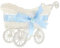 TOYANDONA Party Geflochtene Körbe System Trolley-spielzeug Für Die Babyparty Mini-wiege Geflochtener Desktop-korb Sitz Bonbonkorb Aus Rattan Mini-rattan-kinderwagen Tisch-süßigkeitenwagen Pp