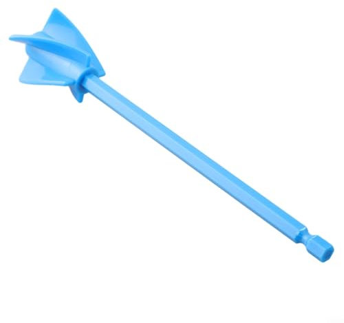 Oniissy Paint Mixer Drill Mixer,Epoxy Mixer Paint Drill Attachment Paddle Consistency Liquids Resin Head Stirrer,for Mixing Epoxy Resin, Paint, Pigment, Glaze(Blue)