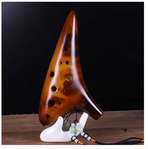 Okarina Triple Ceramica Professional Time Ocarinas Instrument AC Tone