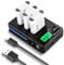 NEEWER BASICS 3Pcs NP-BX1 Replacement Batteries with USB Triple Charger, 1090mAh Camera Backup Power Supply Compatible with Sony ZV1 ZV-1 II Cybershot RX100 RX100II RX100M II HDR-AS15 HDR-AS30