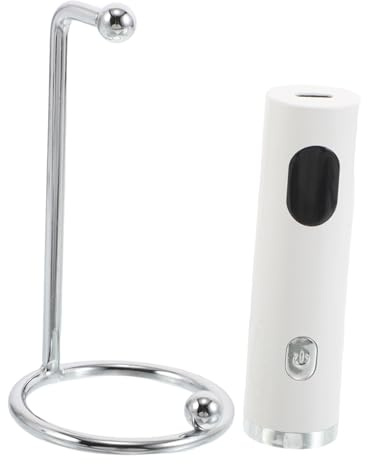 Tragbare Kabellose Nagellampe mit Ständer, LED UV für Gelnägel Weiß | Wiederaufladbar per USB, mit LCD Anzeige und Verstellbarem Winkel, für Salon und Manikürestation