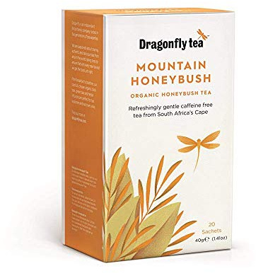 Dragonfly Tea Organic Mountain Honeybush Tea, 20 Teabags