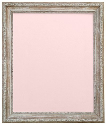 FRAMES BY POST Bilderrahmen, Holz, Shabby Chic, 30,5 x 30,5 cm, Rosa