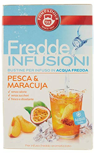 Pompadour Fredde Infusioni, Pesca Maracuja - 18 Filtri