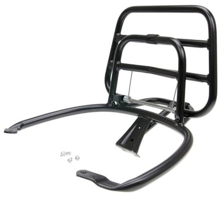 2EXTREME Gepäckträger, klappbar, schwarz kompatibel mit Vespa Primavera, Sprint