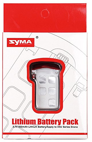 Recambios de batería de litio de 1 unidad 3,7 V 500 mAh para el dron de RC de SYMA X5UW