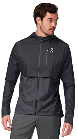 On Running Weather-Jacket schwarz - L