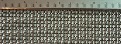 Edelstahl Drahtgewebe mit 2 mm Maschenweite, 1 mm Drahtstärke. 1m x 60cm