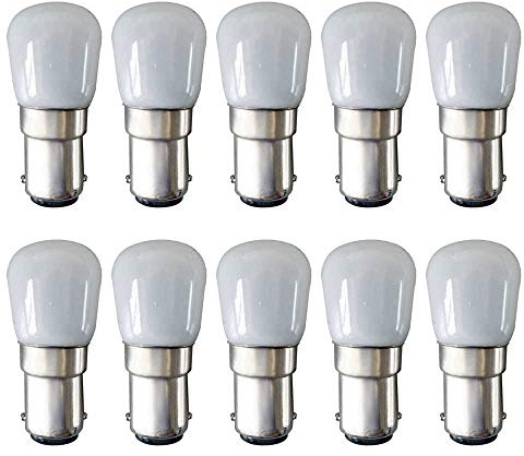 NCC-Licht Transmedia - Bombilla led (T23, 1,5 W, BA15d, B15d), color mate, blanco cálido, B15d, 1.50W, 230.00V