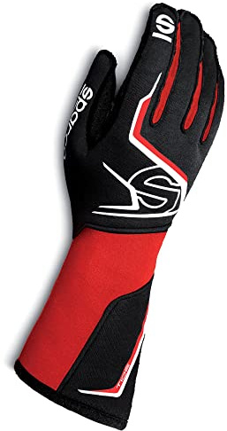 Sparco TIDE-K 2020 HANDSCHUHE GRÖSSE 10 SCHWARZ/B, Rot
