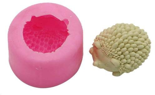Eruditter Kerzengießform Silikon, Igel Form Silikonform Kerzen Gipsform Kuchenform Runde Backform Handgemachte Seifenform, Für Heimwerker Kerze Zu, Seife Und Zu Backen Duftkerze Seifen