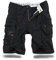 Trooper Cargo Shorts Lightning Edition - schwarz L