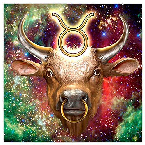 Diamond Painting Full Set, ABEUTY DIY 5D Diamant Painting Taurus Diamant Malerei Malen nach Zahlen Kreuzstich