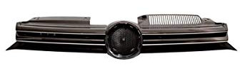 DM Autoteile 362527 Kühlergrill Kühlergitter Grill kompatibel für VW Golf 6 VI 5K1 5 Gang Baujahr 2008-2012
