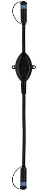 Paulmann 94587 Plug & Shine Außenleuchte Sensor Wireless Twilight Dämmerungssensor IP67 24V max. 150W Schwarz eckig max. 150 Watt Schwarz Gartenbeleuchtung System Kunststoff