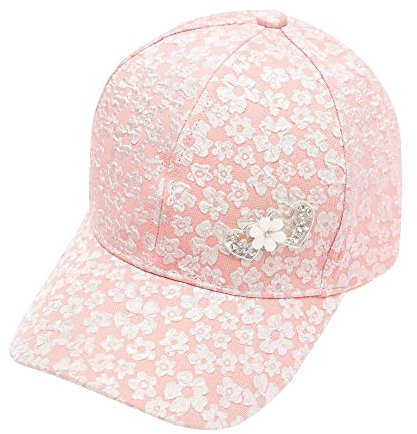 ZLYC Casquette de camionneur d'été pour femme - Casquette de baseball tendance - En maille respirante, Broches roses, taille unique