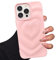 NITITOP Compatible for iPhone 13 Pro Max Case Cute Love Heart Fashion Soft Silicone 3D Heart Water Ripple Shockproof Women Girls Case Cover - Pink