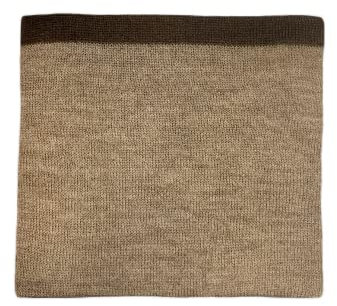 Alpaka Schal zweifarbig für Herren - 100% Alpaka - Zeitloser, eleganter Schlauch-Schal - weicher als Kaschmir (Natural)