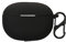 kwmobile Silicone Cover Compatible with Beats Studio Buds + - Case Cover Stick-On Skin with Clip - Black