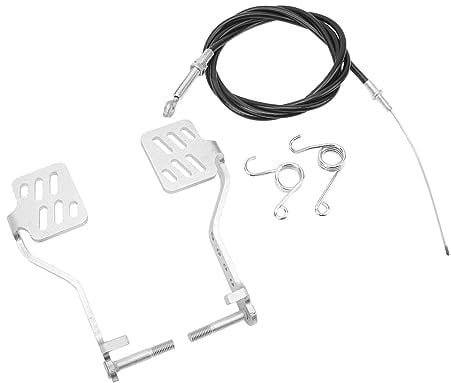 Go-Kart-Pedal-Set, 1 Paar, Langlebig, Leicht, Bremspedal-Rückholfeder, Rostbeständig, für Azusa Fun Kart Carter Go Kart