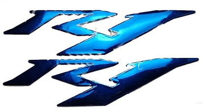 Für Yamaha YZF-R1 Motorrad 3D Emblem Abzeichen Aufkleber Tank Rad Aufkleber Reflektierende Aufkleber (Farbe : BLAU)