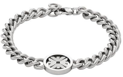 Emporio Armani Herren-Gliederarmband Edelstahl, EGS3041040