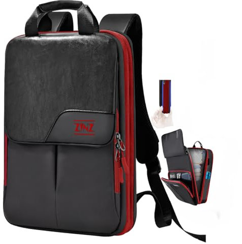 ZINZ Sac à Dos pour Ordinateur Portable Mince et Extensible 15.6 16 17 pouces Sac à Dos de Voyage D'affaires Sac à Dos Imperméable pour Hommes et Femmes,B01RD01