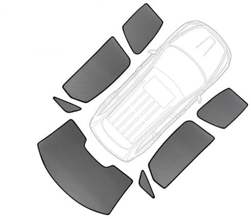 FREEZER Parasol Coche Lateral Parasol magnético para Coche Parasol para Ventana Delantera Protector de Cortinas traseras de Malla para BMW X4 G02 2020 2021 2022 Parasol Coche (Color : 7pcs)
