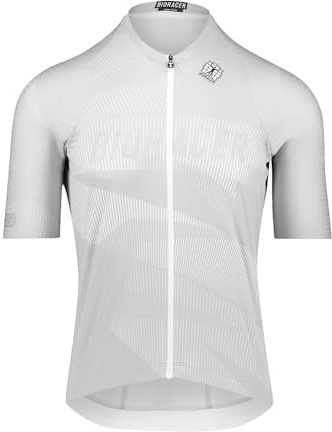 Bioracer Icon Radtrikot Sommer Herren, Grau, Kurzarm, atmungsaktives Gewebe, aerodynamische Passform, Größe S