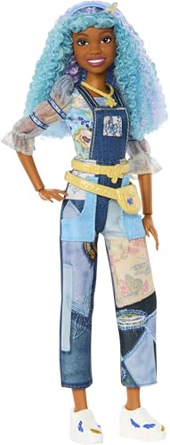 Mattel Disney Descendants 4: Der Aufstieg der Roten Fashion Puppe & Accessoires - Ella, Junge Aschenputtel mit filmspirierten Kleidung