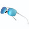 SUNGAIT Ultraleichte Rechteckig Sonnenbrille Herren Polarisierte UV400-Schutz CAT 3 SGT458YBL