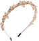 scicent Haarreifen Strass-Stirnband Modische Kopfbedeckung mit Perle Mode Kristall Haarbänder Rutschfeste Haarband Glitzernd Haarreif Styling Haar Accessoires für Frauen Braut Hochzeit - 28914