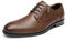 Bruno Marc Herren Anzugschuhe Schnürhalbschuhe Klassischer Business Derby Oxford Hochzeit Schuhe Schnürschuh Lederschuhe mit Reißverschluss,Size 44,Braun,SBOX2415M-E
