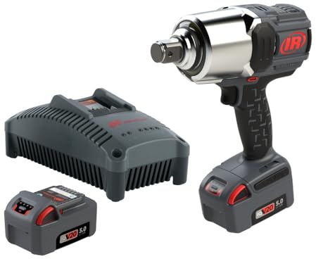Ingersoll-Rand W8191-K2-EU 1 20V Cordless Impact Wrench 2 Battery Kit, 2710 Nm, Friction Ring Thru-Hole, Pistol