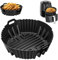 Moule Silicone Air Fryer pour Ninja Air Fryer AF160EU 5,2 L, Plat Silicone Air Fryer Accessoire Air Fryer Moule Air Fryer pour Ninja 5.2L, COSORI 4.7L/5.5L