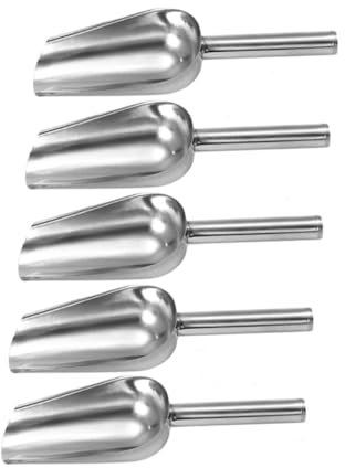 OKUMEYR 5 Palas De Acero Inoxidable Multifuncionales Para Hielo y Harina Duraderas