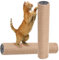Csafyrt Cat Scratching Post Replacement 2Pcs Jute Scratching Post Replacement DIY Cat Trees and Towers Furniture Protector Posts 2.4x15.8 Inch