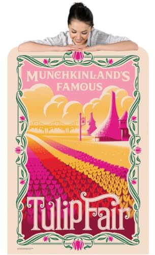 Star Cutouts SC4655 Wicked Munchkinland Tulip Fair – 133cm Backdrop Sailboard Cardboard Cutout | Wicked Party Decorations & Birthday Supplies