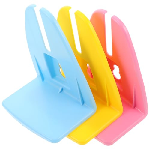 BESTonZON 3pcs Hamster Wheel Stand Plastic Bracket for Hamster Running Wheel Support Bracket Gerbils Mice and Other Small Pets Cage Accessories
