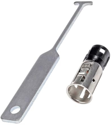 Hoite 1 Set Auto Black Cigarette Light Socket with Removal Tool Silver Compatible with Chevy C1500/C2500/C3500/C3500HD 1999-2000