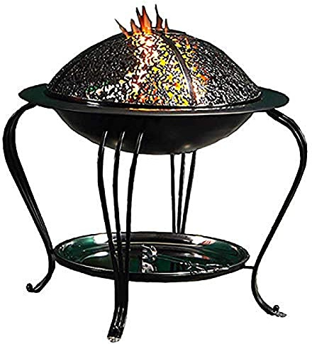 ZJFHEYUO Feuerstelle BBQ Grill Feuerschale Outdoor Heizung Brenner für Holz und Kohle im Garten