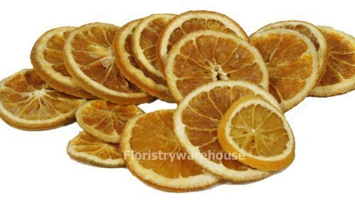 FloristryWarehouse - Rondelles D'Orange Séchée - Paquet de 15 - Professionnel - Senteur Fraîche