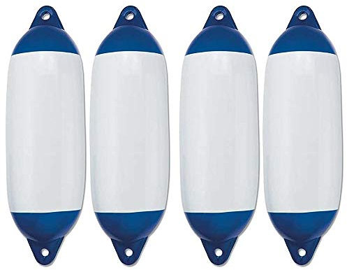 Multipack 4 Pezzi Parabordi Per Imbarcazioni Modello SFO Con Due Fori mm 450x120