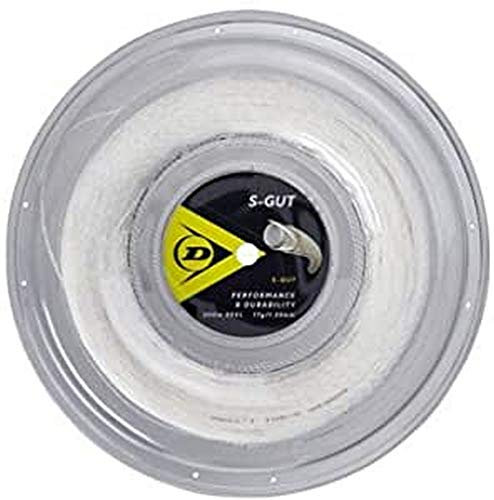 DUNLOP Tennis String S-Gut weiß 200m Rolle 125mm 1Stück