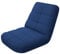 bonVIVO Easy Lounge Bodenstuhl mit Rückenlehne - Faltbarer Bodensessel, Gepolstert & Verstellbar - Mobiler Meditationsstuhl, Gaming Stuhl - Blau