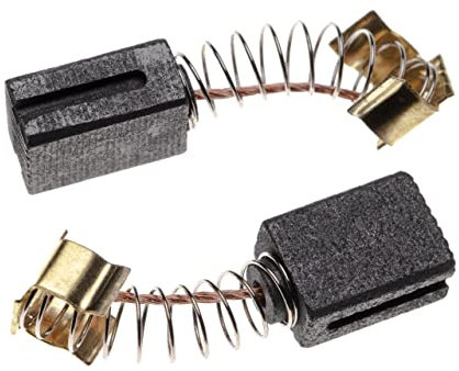 vhbw 2x balai de charbon pour moteur électrique 6 x 9 x 12mm compatible avec Makita HP2030, HP2031, HP2032, HP2040, HP2050F, HP2051F outil électrique