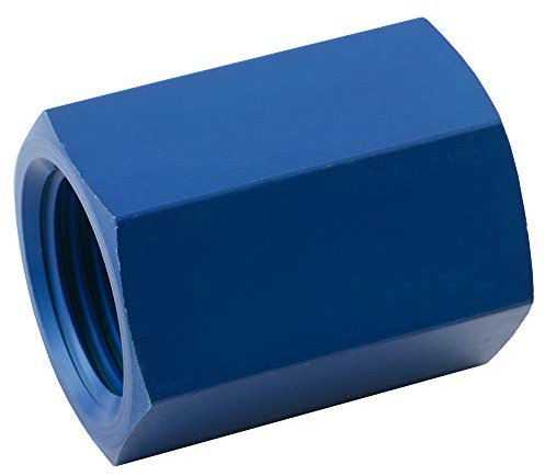 Fittingteile - Muffe Aluminium Innengewinde bis 16 bar für Druckluft Wasser uvm. (Gewindegröße: G 1/2)