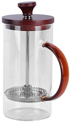 400ml High Borosilicate Glass French Press Coffee Maker - Stainless Steel Coffee Press Coffee Maker Kettle Container