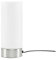 KHG | Tischlampe in Weiß mit Lampenschirm aus Glas | Leuchtkraft: 380lm | Maße: 10,0cm Ø | Tischleuchte 1-flammig Zylinderform | Funktion: 3-Stufen dimmbar | LED Basic Tischleuchte