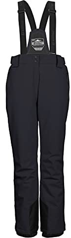 killtec Damen Funktionshose/Skihose mit abnehmbaren Trägern KSW 249 WMN SKI PNTS, schwarz blau, 38, 37559-000